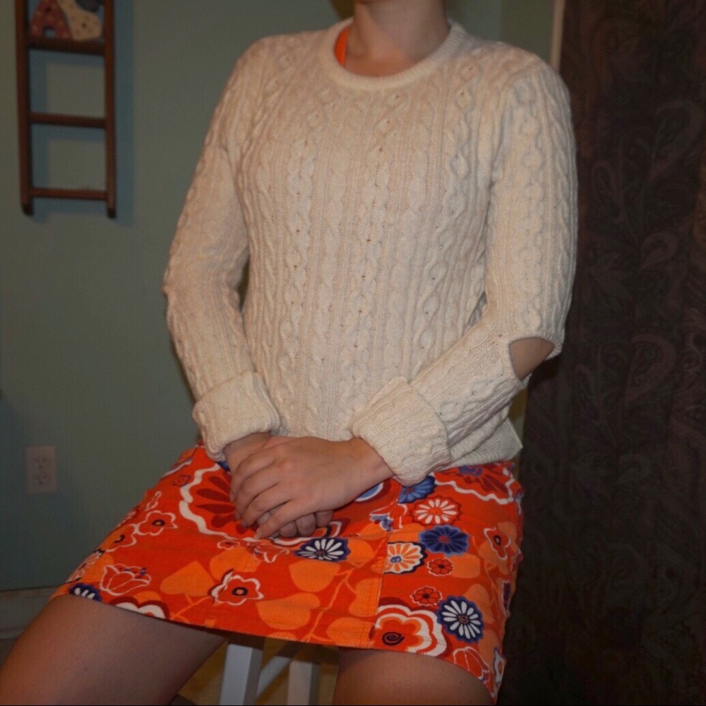 Elbow Cutout Posh Sweater by F21